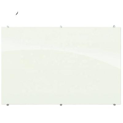 China Customized Glossy Tempered Glass Magnetic Frameless Glass Panel With Pen And Eraser for sale