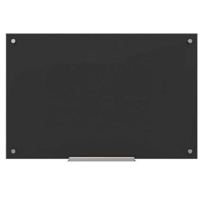 China Tempered Glass Anti-Glare Erase Magnetic Glass Dry Panel - Black - 24