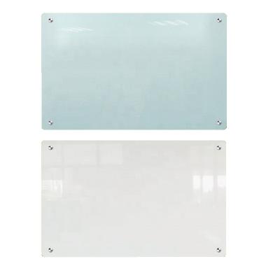 China Office Customized Whiteboard Magnetic Dry Erase Size Tempered Glass Pure Glass Whiteboard for sale