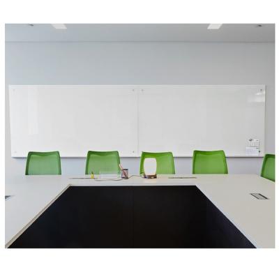 China Office Hot Sale 120x240cm Clear Glass Whiteboard Writing Price for sale