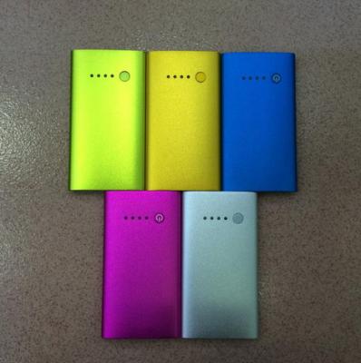 China Fast Charging 3600 mAh Metal Power Bank 18650 , Mobile Power Backup for sale