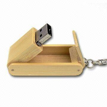 China Customizable Bamboo / Wood Funny USB Drives , OEM Branded USB Drives for sale