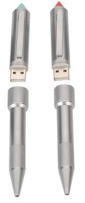 China Company Gift Metal Silver Pen USB Drive 1GB 2GB 4GB 8GB 16GB 32GB 64GB for sale