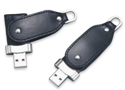 China Brown Leather USB Flash Drive for sale