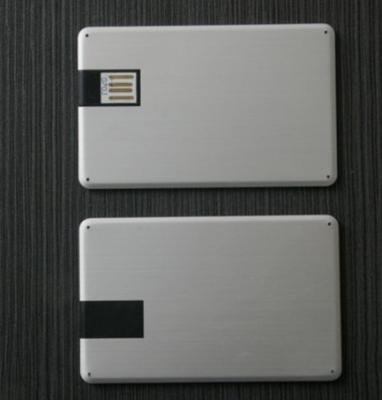 China Metal Business / Credit Card USB Flash Drive With Company Logo for sale