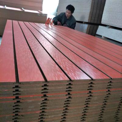 China Chinese Manufacture Moisture Proof Melamine Slat MDF Board Price In Bangladesh for sale