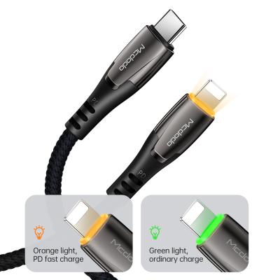 China 36w High Power Cable Braided USB Cable Sync Data Cable 1 2M 1.8M Mobile Phone Black 36W 18W Fast Charging Type C To Light Up Cable for sale