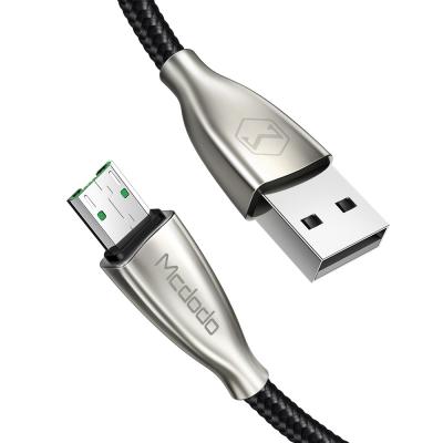 China Fast Charging Mcdodo 4A QC4.0 3.0 Fast Charger Cable Micro Usb QC4.0 3.0 For Oppo VOOC Super Charging Micro Data Cable for sale