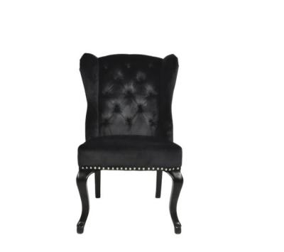 China Traditional classic style studs around and a strong silver ring on the rear side of the Louis dining chair for home use for sale