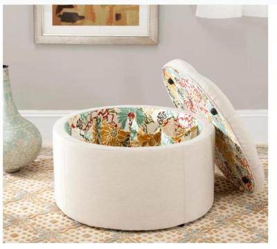 China French Modern Wholesaler Style Round Shoe Storage Stool US Market Best Prices For Home Decor for sale