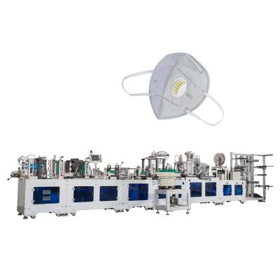 China Used for produce n95/ffp2 dustproof mask machine and waterproof independent automatic high-speed packaging 100-120pcs/min n95 kn95 mask making machine for sale