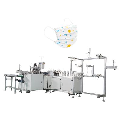 China Cultivate High Performance Automatic Folding Face Folding Nonwoven Dust Mask Making Machine for sale