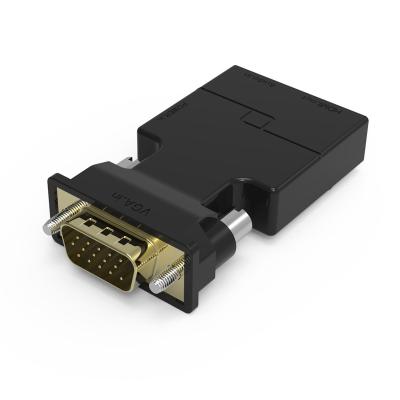 China LAPTOP FondAV HDMI to VGA Adapter, Gold Plated 1080P HDMI to VGA (Female to Male) Compact Converter Compatible for Computer, Desktop, L for sale