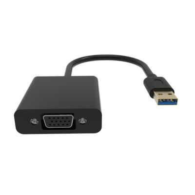 China USB 3.0 COMPUTER TO VGA ADAPTER BLACK VIDEO DISPLAY CONVERTER FOR MONITOR PC LAPTOP for sale