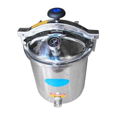 China Hospital Medical Devices LHTHM18 Medical 18L 24 Hospital Steam Sterilizers Potable Autoclaves for sale