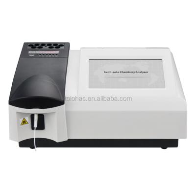 China Hospital LHB21A New Generation Laboratory Equipment Chemistry Analyzer with Touch Screen Clinical Semi-automatic Chemistry Analyzer for sale