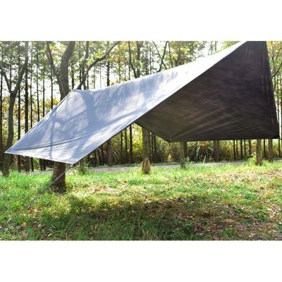 China Factory Supply Oxford Cloth 210t Portable Black Green Shade Plaid Travel Direct Camping Outdoor Canopy Extended Type for sale