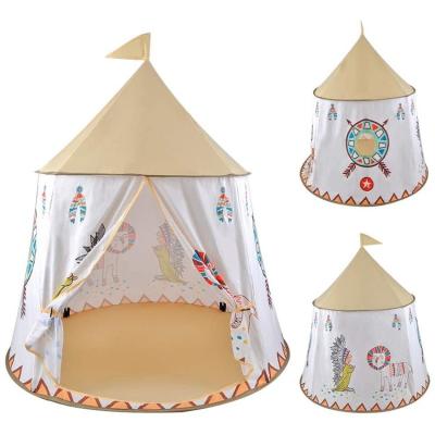 China Extended Type Non-Smell Children Cartoon Pattern Anti-fall Cost-Effective yurt Style Removable Game Tent for sale