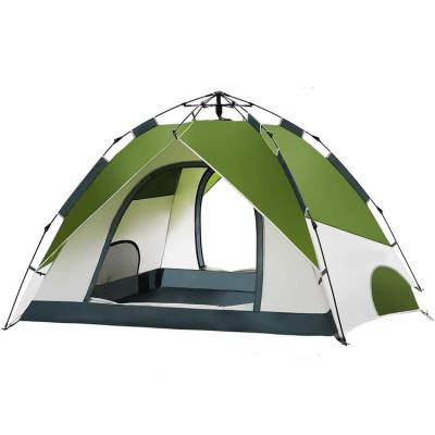 China Extended Type Process Inspection Qualified Four Sides Ventilated Independent Outdoor Cover Family Rainproof Camping Tent Breathable for sale