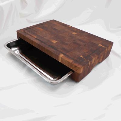 China Sustainable Manufacturer Natural Walnut Wood Cutting Board Cutting Plates for sale