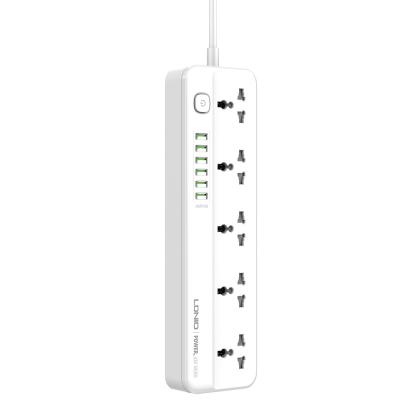 China Universal Outlet LDNIO New Arrive SC5614 Power Strip With 5 Universal Power Plug &6 USB Port for sale