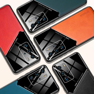 China Magnetic Shockproof Luxury Silicone Car Holder Phone Case For Huawei Mate 30 P40 P30 P20 Lite 20 pro Slim Leather Cover Y9 Y7 Coque for sale