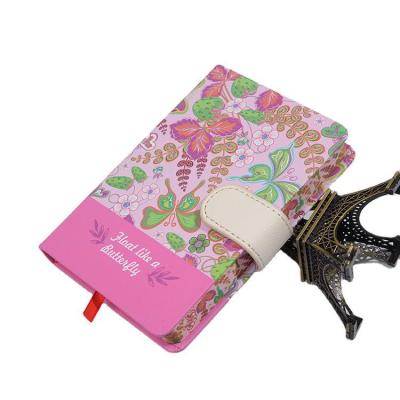 China Wholesale Customized Printed Document Supplies Notebook Hand Account Notepad Magnetic Buckle Thickened Diary for sale