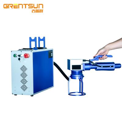 China Laser Marking Custom Logo PVC Pipe Plastic Tube Handheld Laser Printer Marking Machine for sale