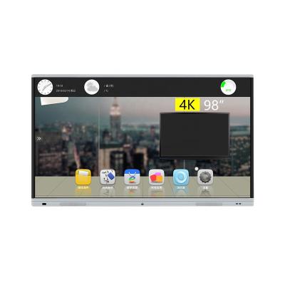 China Education DEVOPS Android Touch Screen Flat Panel Display 98 Inch Touch Screen for sale