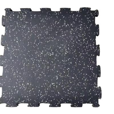 China Sport Gym Rubber Strength Zone, Oligoseismic Rubber Floor Mat Household Non-Slip Rubbing Soundproof Flooring Matsquare Flooring for sale