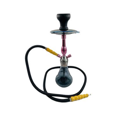 China 2022 Moden New Arrival Shisha Hot Selling High Quality Aluminum Glass Hookah Set for sale