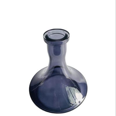 China Moden Color Glass Size Quality Hookah Vase Bottom Handmade Bottle for sale