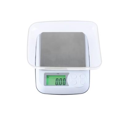 China Digital Kitchen Scales Baking Cake Cheese Making Tools Household Health Food Kits With Weighing Bowl White for sale