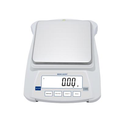 China 0.01g digital  scale blue backlight Electronic balance white Analytical balance pharmaceutical chemical balance for sale