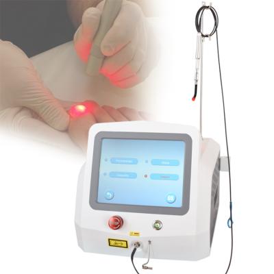 China Onychomycosis (Nail Fungus) 60W 10 in 1 1470nm Diode Laser Spider Vein Removal Anti-cellulite Onychomycosis Physiotherapy Equipment Diode Laser 980nm for sale