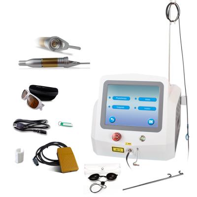 China Onychomycosis class iv diode laser onychomycosis removal laser laser (nail fungus) 980nm 1470nm for nail fungus treatment for sale