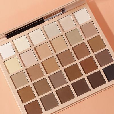 China New Waterproof A28 Make Up Eyeshadow Cosmetics Glitter 30 Shades Custom Private Label Eyeshadow Palette for sale