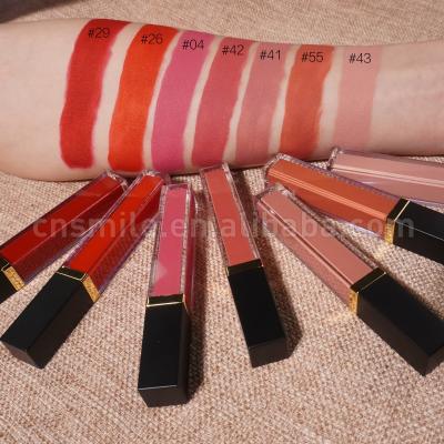 China Liquid Matte Lipstick Velvet Liquid Lipstick Waterproof Lip Tint Waterproof Matte Red Bulk Lipstick for sale