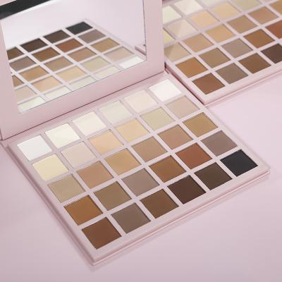 China EY009 Low MOQ Low MOQ High Dye Private Label Vegan Custom Nude Eyeshadow Palette Waterproof Eyeshadow Palette for sale