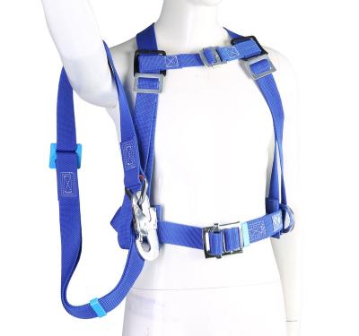 China Full Fall Protection Equipment Body Safety Harness Body Fall Protection Safety Belt Harness For Climbing for sale