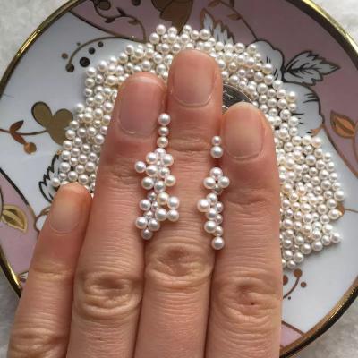 China Natural Freshwater Pearl Color Rice Cultured Pearl Freshwater Pearls for sale