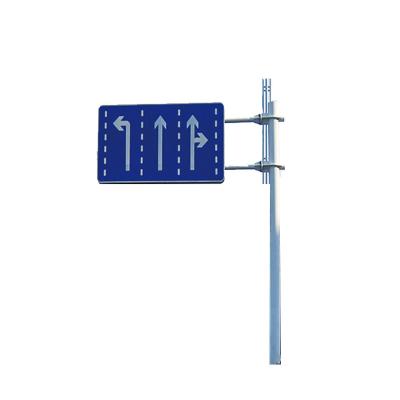 China Mordern High Performance Outdoor Solar Led Galvanized Traffic Street Sign Pole for sale