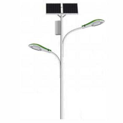 China Bright/Auto Lifting High/Easy Maintain With Single/Double Arm 6M 8M 10m 12M Solar Street Light Galvanized Cast Aluminum Pole for sale