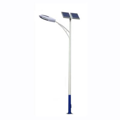 China High Bright/Auto Lift/Easy Maintain 6M Hot Galvanized Steel Solar Street Light Pole With Lamp for sale