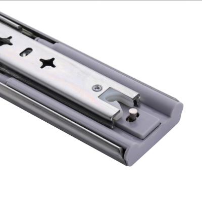 China Foxslide System Soft Closing Channel 100kg Ball Bearing Soft Closing Heavy Duty Telescopic Hardware 53mm Buffet Tool Box Drawer Slides Rail for sale