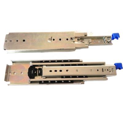 China Lock In And Lock Heavy Duty Mechanical Slide Drawer Slide With Locking Device for sale