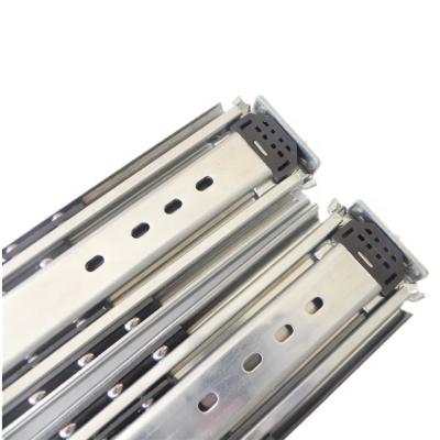 China Lock-in / Lock-out Functions Wholesale 53mm Heavy Duty Ball Bearing Damper Soft Narrow Drawer Slide for sale