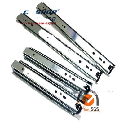 China Ultra-quiet Push Mount Metal Drawer Open Side Channel Price For Hardware Furniture Goods for sale