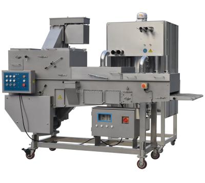 China Automatic Batter Chicken Predusting Meat Processing Machine Avocados Hamburger Breading Production Line for sale