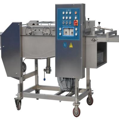 China Meat processing plant using automatic meat fish threshing machine tempura threshing breading machine for sale